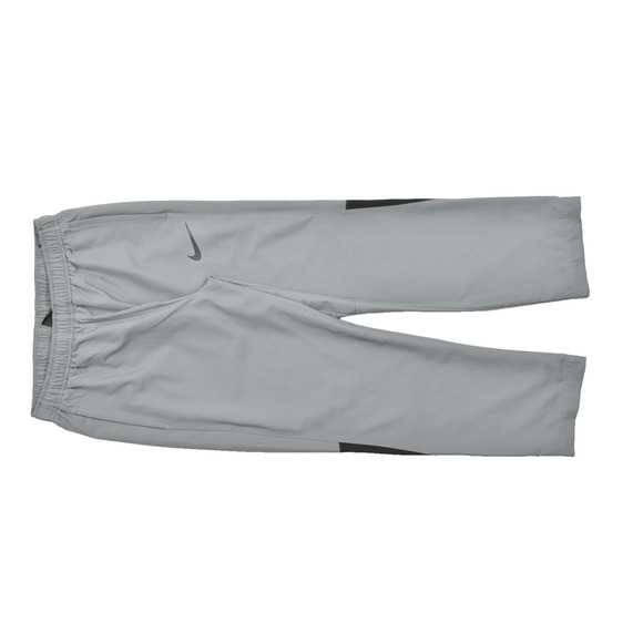 Nike Men's Dri-FIT Track Pants Straight Regular Size L Gray W/ Black Stripe - Picture 1 of 8